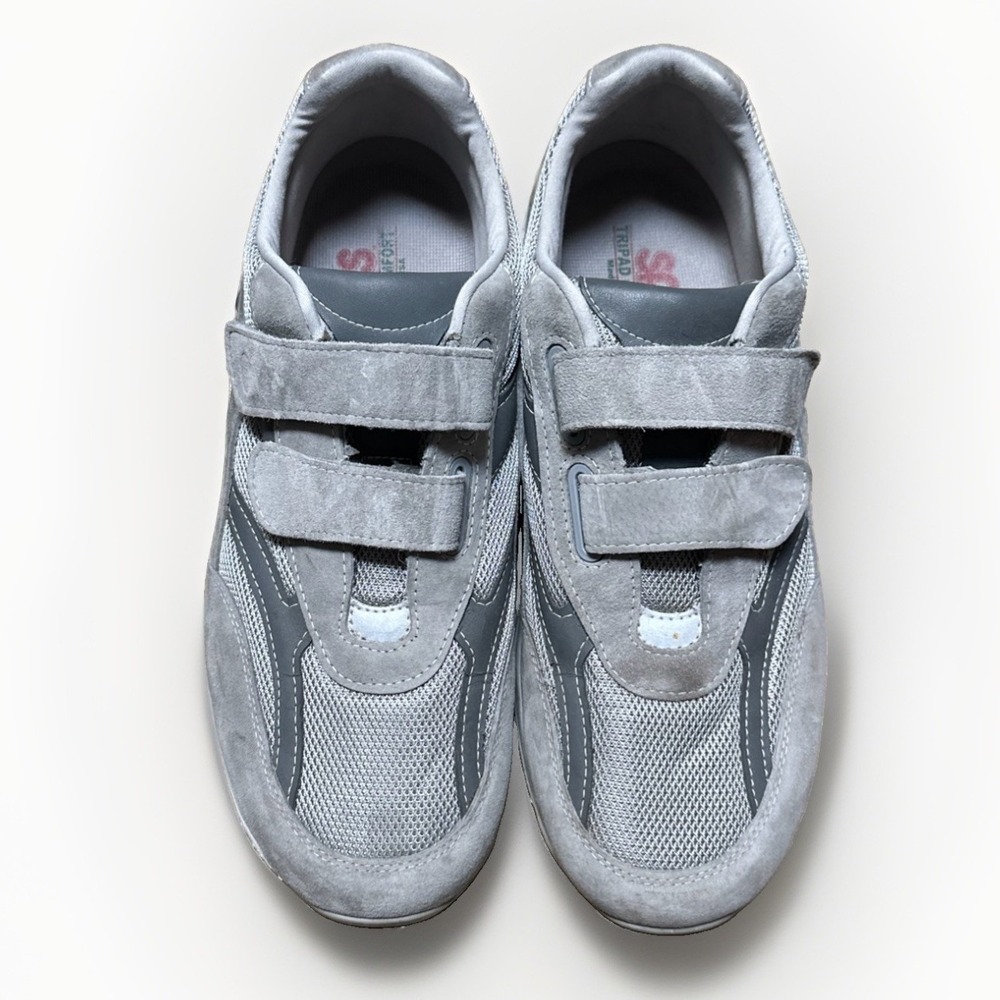 SAS JV Mesh Walking Shoes Sneakers Mens Size 14 W Gray Suede Tripad Comfort - Picture 3 of 12